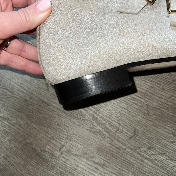 Jimmy Choo Marlin Buckle Canvas Boots Pointed Toe - Picture 9 of 12